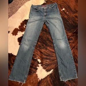 Cinch Light Blue Women's Flare Jeans